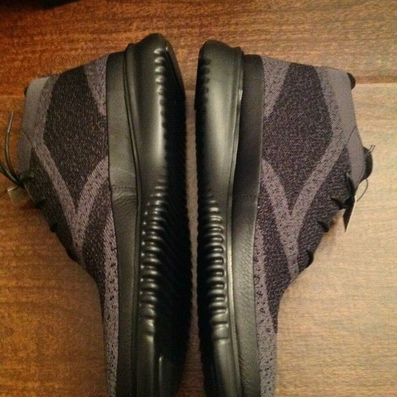 Cole Haan Men's 2.ZeroGrand Black WR Stitchlite Chukka Boots 11.5M New in Box - Picture 5 of 6